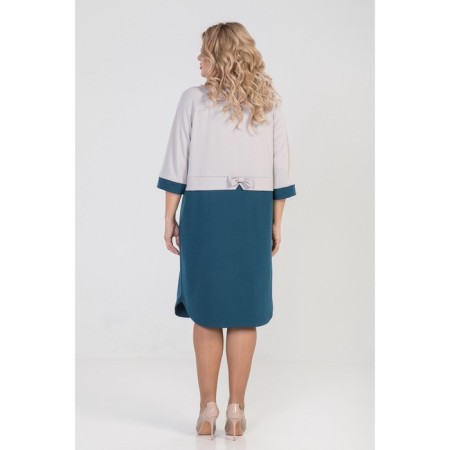 Female dress, size 56, turquoise color-3
