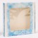 Gift box team with a window "Metel", 19 x 19 x 3 cm