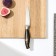 Knife for vegetables kitchen shade zeus, blade 9.5 cm, black color