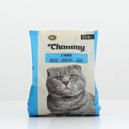 CHAMMY dry food for cats, fish, 350 g-1