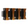 Facade lamp "Elegant", FSD-041, 8 W, 3000K, 4 rays, IP65, 220 V, plastic, black