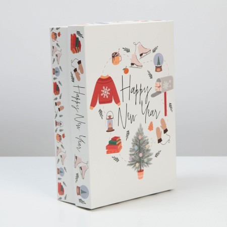 Folding box "Hugge", 30 x 20 x 9 cm, new year-2