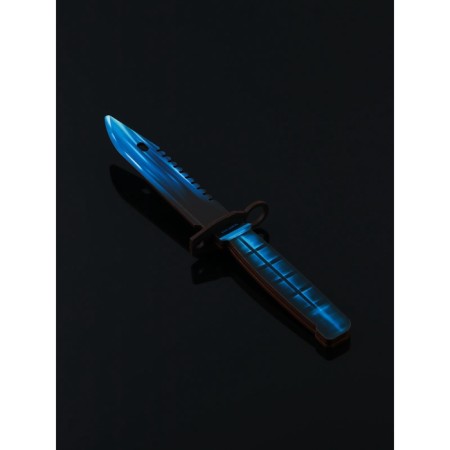 Wooden weapons, children's souvenir "necromancy", machine gun, gun, knife-stamp, set 3 pcs-13