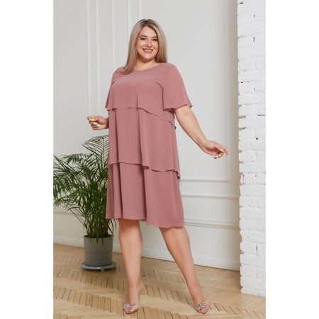 Women's dress, size 60, powder color