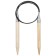 Circular knitting needles, bamboo, 10.0 mm/80cm, 1 pc