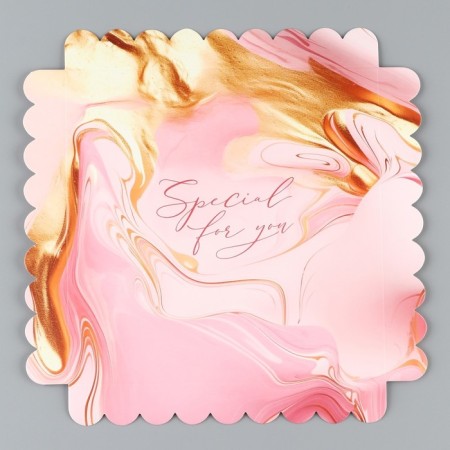Confectionery box, chest, packaging, pink gamma, 20 x 20 x 20 cm-6