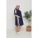 Women's dress, size 54, dark blue color