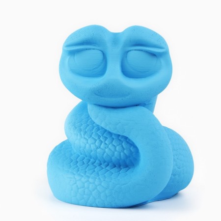 The piggy bank "Snake", Blue, 15.5 x 12.5 cm-1