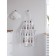 Apron of a kitchen with a photo print "Young rabbits", adjustable, size OS