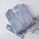 Wafel dressing gown Economy and I am size 50-52, gray, 100% cotton, 200g/m2