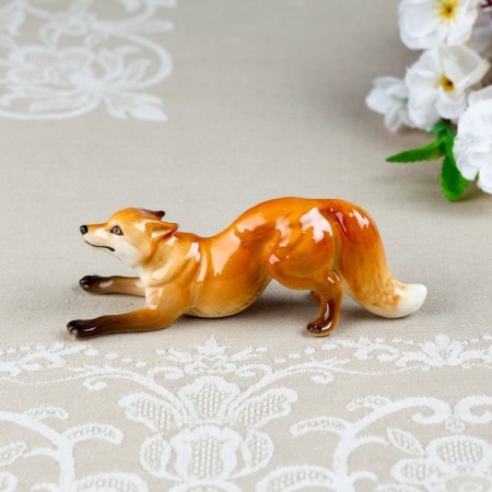 Souvenir "Fox - Spitter", 14 × 5 × 5 cm, mix, porcelain-1