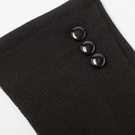 Women's gloves "ladies", size 18, color black-3