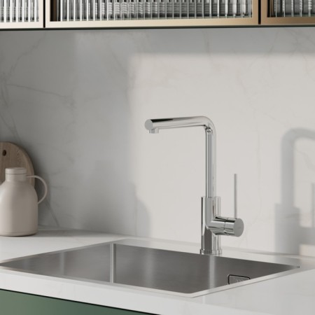 Kitchen mixer IDDIS RULE RULSBL05, chrome-4