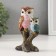 Souvenir Polystone "Mom-Filin with a chick" 4.2x7x12 cm