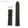 Solomon watch strap, 20 mm, genuine leather, L-20 cm, black with embossing