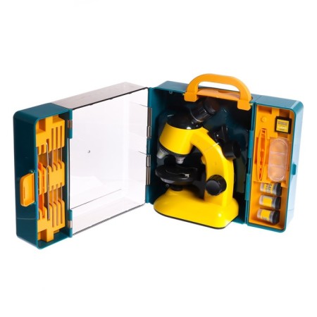 Game set "Portable Laboratory", microscope and 15 items-3