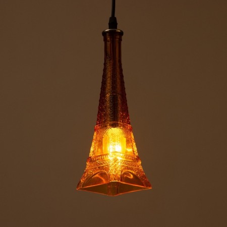 Suspendor “Eiffel” lamp E14 40W Orange 8x8x27-127cm-3