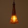 Suspendor “Eiffel” lamp E14 40W Orange 8x8x27-127cm