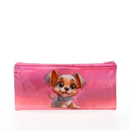 Cosmetic bag for lightning, pink color-1