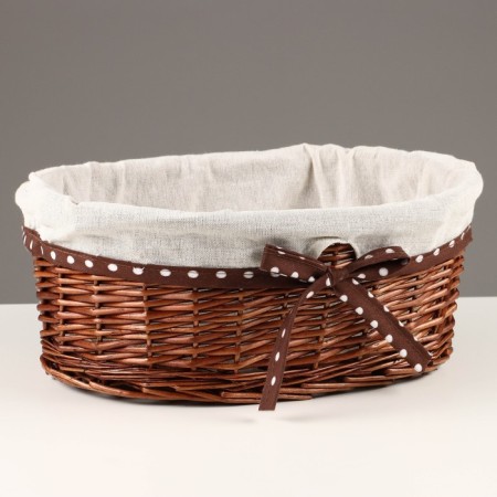Wicker basket, 34 x 25/14cm