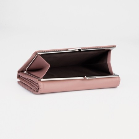 Women's wallet on magnets, pink color-2