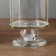 Glass of glass per 1 candle "Crystal cone" 10x6.6x6.6 cm