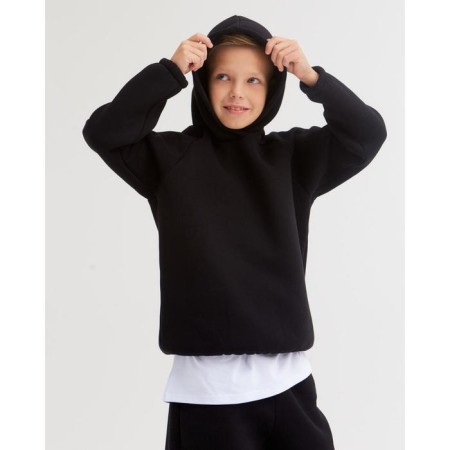 Hudy Children's Minaku: Basic Line Kids, Black Color, Height 104-7