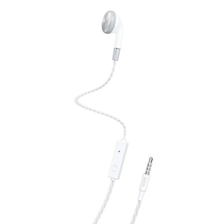 Hoco M61 headphone, wired, insert, microphone, jack 3.5 mm, 1.2 m, white-2