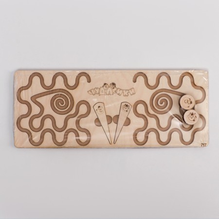 Puzzle interhemispheric board Small "Curls and Laralger"-6