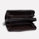 Male purse on lightning, department for bills, for maps, for coins, black color