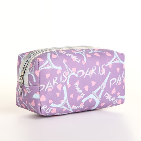 Lightning cosmetic bag, lilac color