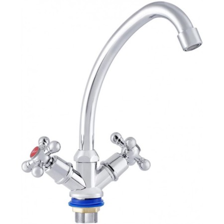 FAUZT FZS-21-54 kitchen mixer, two-wound, pour length 135 mm, chrome