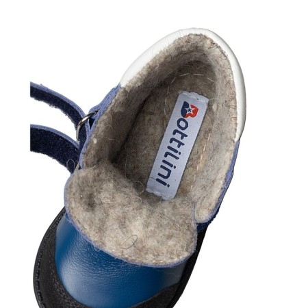 Baby boots, size 25, blue color-2