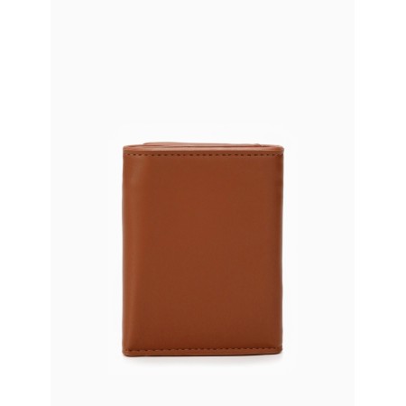Portmone husband (3 complex) 9.5*3*11.5 cm, 3 depth, d/maps, d/coins, to the magnet, brown-5
