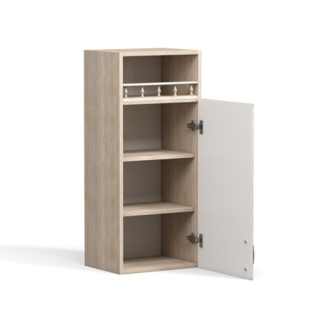 Acadity cabinet with shelf Angelica 400x300x920 Dub milk/ash-1