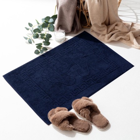 Legwall towel jacquard legs 50x70cm, central-blue, 700g/m, cotton 100%