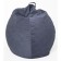 Mear-bag “Pear” is small, diameter 70 cm, height 90 cm, blueberry color, velor