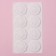The form for baking the share of "sweets. Zavitka", silicone, 8 cells, 29.5 × 17 × 1.5 cm, white color