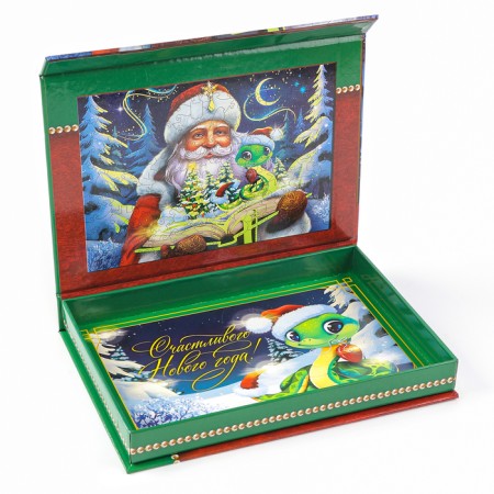 Puzzles Figure Wooden "New Year's Fairy Tale" with hungry details, 146 elements-6