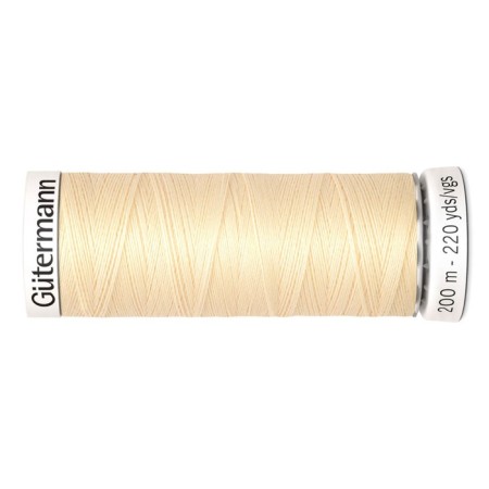 SEW-HALL thread for all materials, 200 m, 748277 (610 light-cream-yellow)
