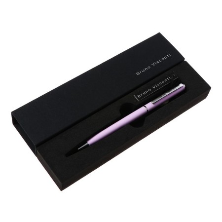 Switching handle, 0.7 mm, BrunovisConti Palermo, Blue rod, metal case Soft Touch Lilac, in case