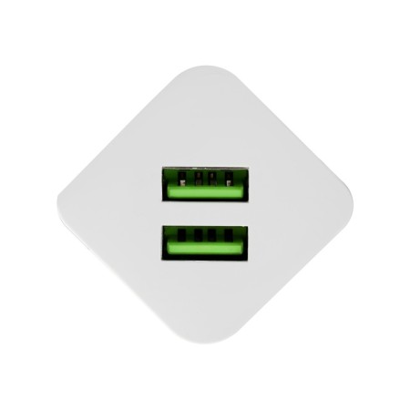 Network charger TD-T12, 2 USB, 2.4 A, white-2