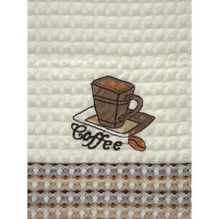 A set of wuffed napkins Diva Afrodita Ceylin "Coffee", size 35x50 cm, 6 pcs-3