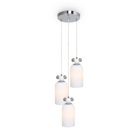 Suspended lamp Freya Fr5365PL-03CH Pitch, 405x220x1650 mm, E14, 3x40W, chromium color