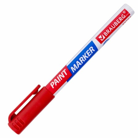 Marker-color (lacquer) 1.0 Brauberg Extra, reinforced nitro-base, alum, red 151964-9