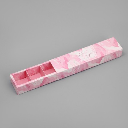 Box for sweets, confectionery packaging, 5 cells, “smears”, 5 x 21 x 3.3 cm-2