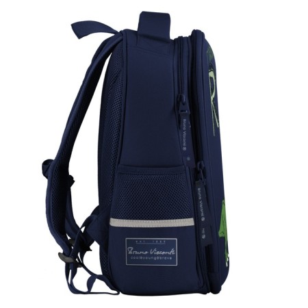 Frame backpack, 38 x 30 x 20 cm, Bruno VisConti 12-001, + pencil case, rex-3