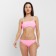 Separate Minaku swimsuit with rhinestones pink color, size 46