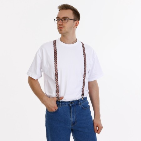 Adults adults, width 2.5 cm, white/red/black color-3