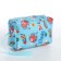 Cosmetic bag with lightning, blue color